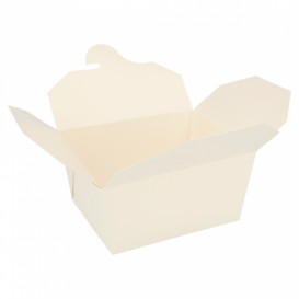 Caixa Cartão TakeAway Branco 19,7x14x9cm 2880ml (160 Uds)