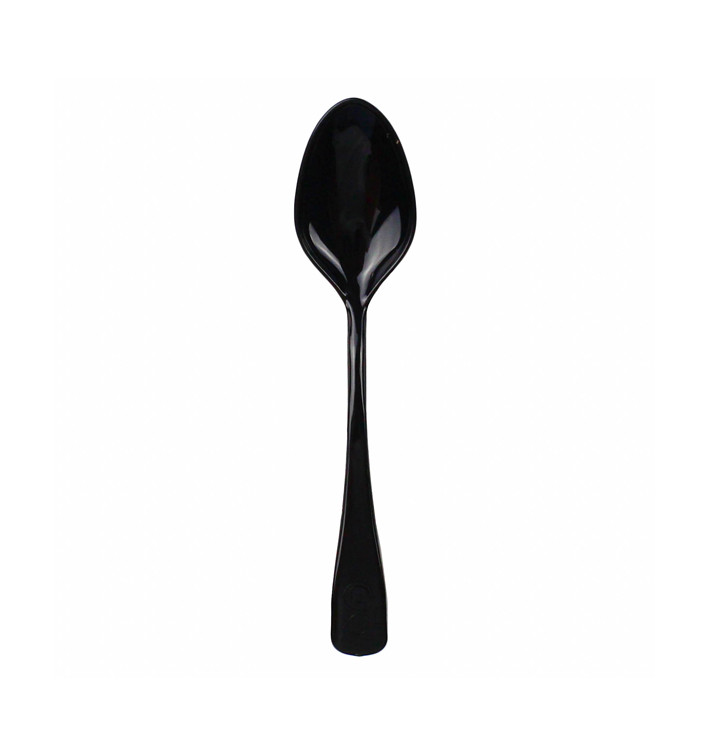 Colher Degustação Mini Preto 100 mm (100 Uds) Colher Degustação Mini Preto 100 mm (100 Uds)