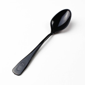 Colher Degustação Mini Preto 100 mm (100 Uds)