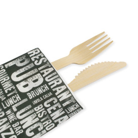 Envelopes de Talheres com Guardanapo "Gourmet" (1000 Uds)