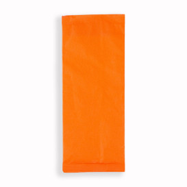 Envelopes de Talheres com Guardanapo Laranja (125 Uds)