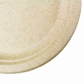 Prato de Farelo de Trigo Natural Ø23cm (800 Uds)