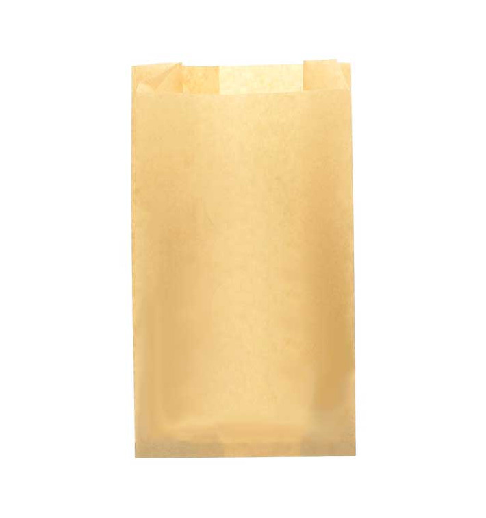 Saco de Papel Antigordura Kraft 14+7x24cm (1000 Uds) Saco de Papel Antigordura Kraft 14+7x24cm (1000 Uds)