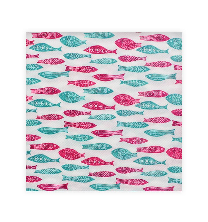 Guardanapos de Papel "Peixes" 40x40cm (50 Unidades) Guardanapos de Papel "Peixes" 40x40cm (50 Unidades)