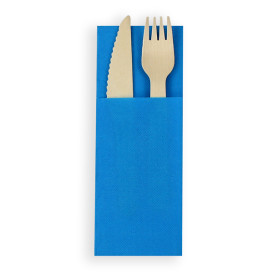 Guardanapos Kanguro Papel 32x40cm Turquesa (1200 Uds)