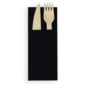 Guardanapos Kanguro Papel 30x40cm Preto (1200 Uds)