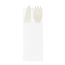 Guardanapos Kanguro Papel 30x40cm Branco (30 Uds)