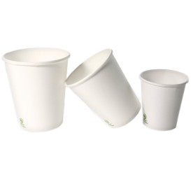 Copos de Cartão 6Oz/180 ml Branco Ø7,0cm (3.000 Uds)