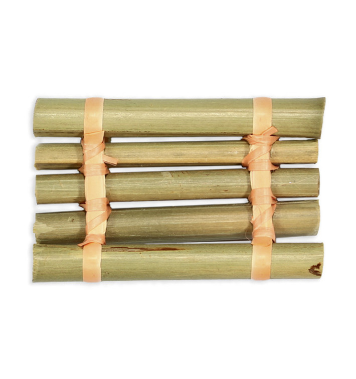Bandeja de Bambu "Jangada" 8x5cm (24 Uds) Bandeja de Bambu "Jangada" 8x5cm (24 Uds)