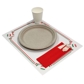 Toalhete Papel Mesa 30x40cm "Italia" 40g (1000 Uds)