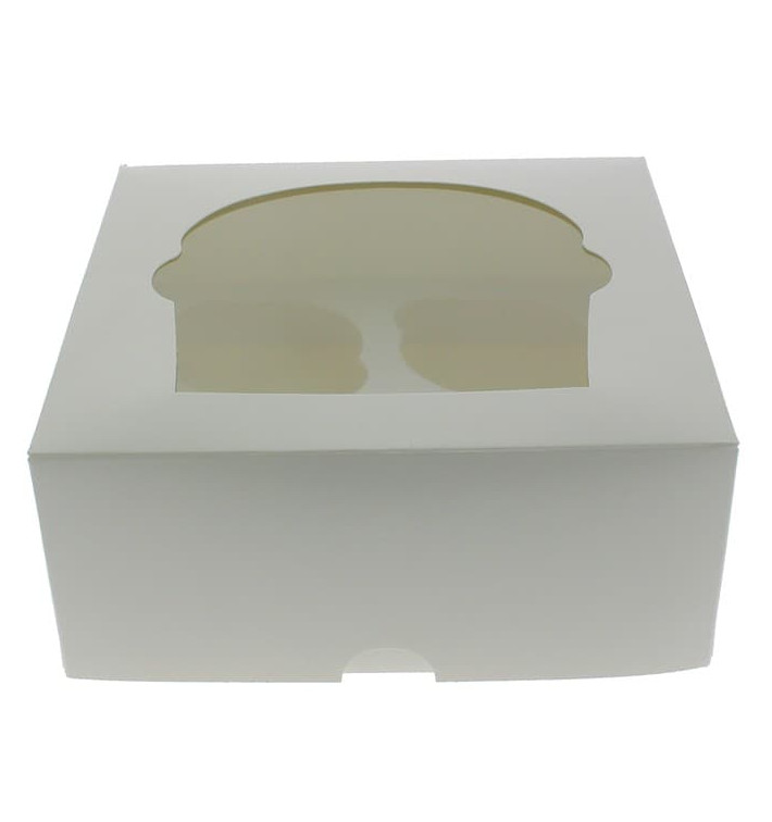 Caixa 4 Cupcakes Branco 17,3x16,5x7,5cm (140 Unidades) Caixa 4 Cupcakes Branco 17,3x16,5x7,5cm (140 Unidades)