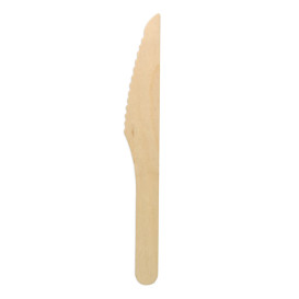 Faca de Madeira Embalada 16,5cm (25 Uds)