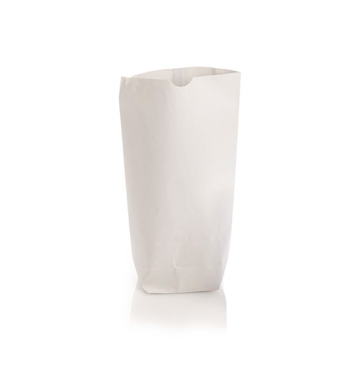 Saco de Papel Cilíndrico com Base Hexagonal Branco 14x19cm (1000 Uds) Saco de Papel Cilíndrico com Base Hexagonal Branco 14x19cm (1000 Uds)