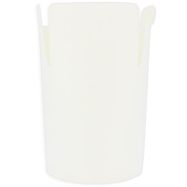 Embalagem Fechado Takeaway 100% ECO Branco 16Oz/480ml (50 Uds)