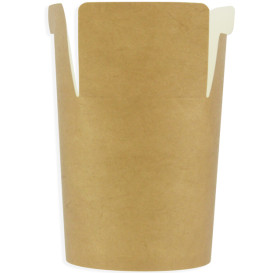 Embalagem Fechado Takeaway 100% ECO Kraft 26Oz/780ml (50 Uds)