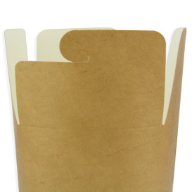 Embalagem Fechado Takeaway 100% ECO Kraft 26Oz/780ml (50 Uds)