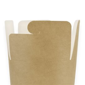 Embalagem Fechado Takeaway 100% ECO Kraft 26Oz/780ml (50 Uds)