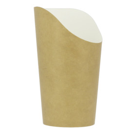 Copo Descartavel Anti-Gordura Efeito Kraft Grande (1320 Uds)