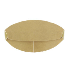 Copo Anti-gordura efeito Kraft com Tampa 14Oz/420ml (1000 Uds)