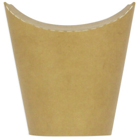 Copo Anti-gordura efeito Kraft com Tampa 14Oz/420ml (1000 Uds)