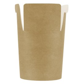 Embalagem Fechado Takeaway 100% ECO Kraft 26Oz/780ml (50 Uds)