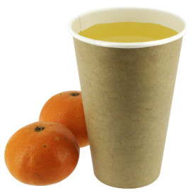 Copo de Cartão 100% ECO 22 Oz/660ml Kraft Ø9cm (1000 Uds)