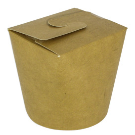 Embalagem Fechado Takeaway 100% ECO Kraft 26Oz/780ml (50 Uds)