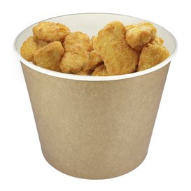 Balde de Cartao de Frango Fritto 130Oz/3990ml (300 Uds) Balde de Cartao de Frango Fritto 130Oz/3990ml (300 Uds)