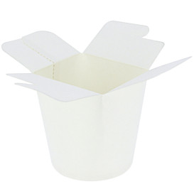 Embalagem Fechado Takeaway 100% ECO Branco 16Oz/480ml (50 Uds)