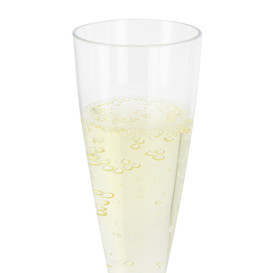 Copo PS Flute Champanhe Branco 140ml 2P (20 Uds)