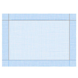 Toalhete Papel Mesa 30x40cm "Entre Linhas" Azul 40g/m² (1000 Uds)