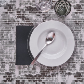 Toalha Papel Cortado Mesa 1x1m "Tijolos" 40g/m² (400 Uds)