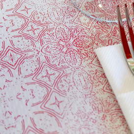 Toalhete Papel Mesa 30x40cm "Mozaik" Bordô 40g/m² (1000 Uds)