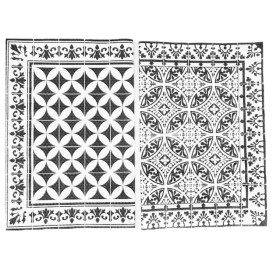 Toalhete Papel Mesa 30x40cm "Alhambra" Preto 50g/m² (1000 Uds)