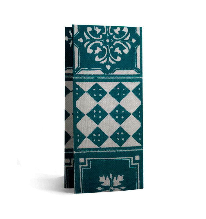 Guardanapos Papel 1/8 33x40cm "Alhambra" Turquesa (2000 Uds) Guardanapos Papel 1/8 33x40cm "Alhambra" Turquesa (2000 Uds)