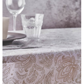 Toalha em Rolo Não Tecido 1,2x50m "Mandala" Creme 50g/m² P40cm (4 Uds)
