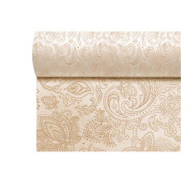 Toalha em Rolo Não Tecido 1,2x50m "Mandala" Creme 50g/m² P40cm (4 Uds)
