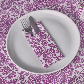 Guardanapos Canguru Airlaid  "Versalles" Roxo 33x40cm 55g/m² (40 Uds)