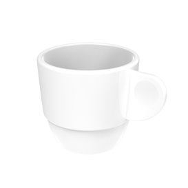 Chávena Reutilizavel SAN “Espresso” Branco 80ml (6 Uds)