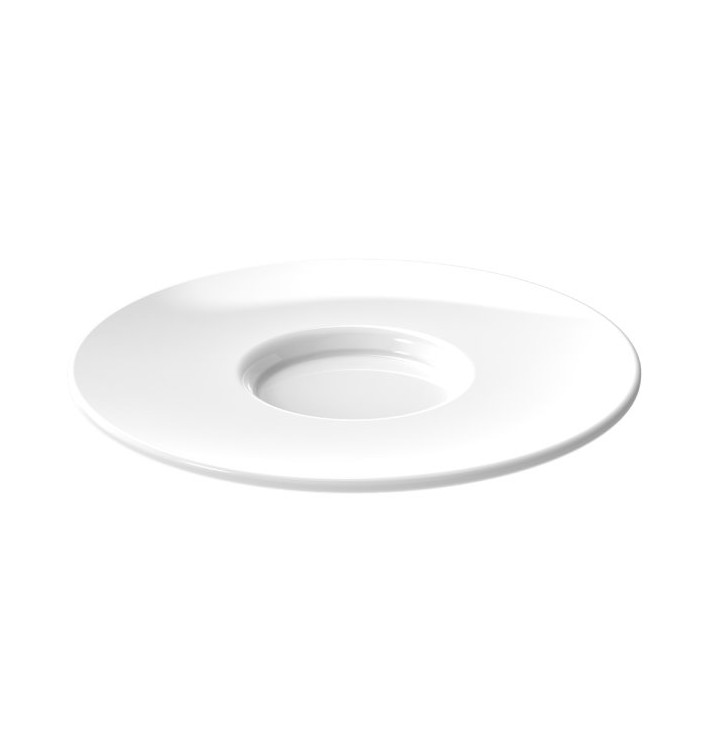 Prato Reutilizavel SAN para Chávena “Espresso” Branco 80ml (6 Uds) Prato Reutilizavel SAN para Chávena “Espresso” Branco 80ml (6 Uds)
