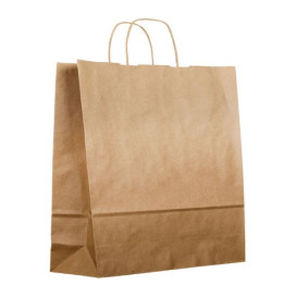 Saco Papel Kraft Asas 120g/m² 36x24x39cm (50 Uds)