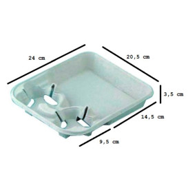 Bandeja Menu com 2 portacopos cartão (20 Uds)