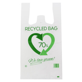 Saco Plastico 70% Reciclado 30x40cm 50µm (100 Uds)