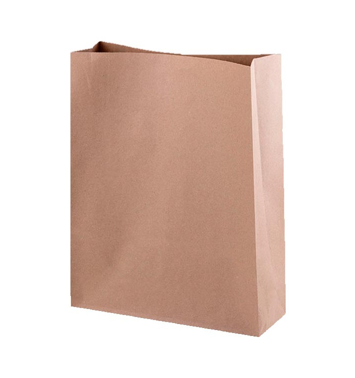 Saco de Papel Sem Asas Kraft 26+9x31cm (250 Unidades) Saco de Papel Sem Asas Kraft 26+9x31cm (250 Unidades)