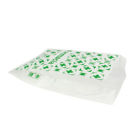 Saco de Papel Branco Farmácia 14+7x28 cm (1000 Uds)