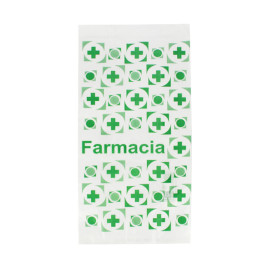 Saco de Papel Branco Farmácia 14+7x28 cm (250 Uds)