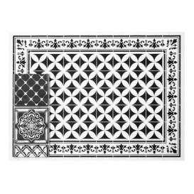 Toalhete Papel Mesa 30x40cm "Alhambra" Preto 50g/m² (1000 Uds)