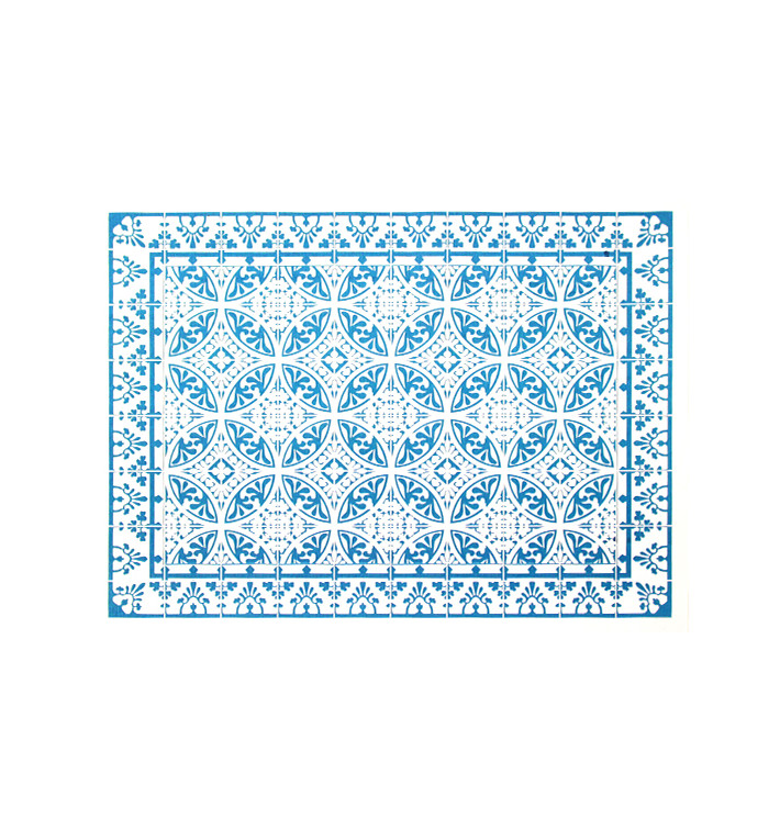 Toalhete Papel Mesa 30x40cm "Alhambra" Turquesa 50g/m² (1000 Uds)