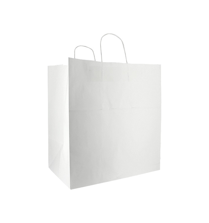 Saco Papel Branca Asas 100g/m² 36x24x39cm (200 Uds) Saco Papel Branca Asas 100g/m² 36x24x39cm (200 Uds)
