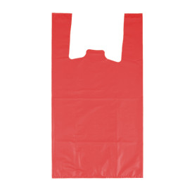 Saco Plastico 70% Reciclado “Colors” Vermelho 42x53cm 50µm (1.000 Uds)